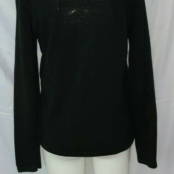 SML Design Christmas Cardigan Black Sweater - Picture 2 of 7